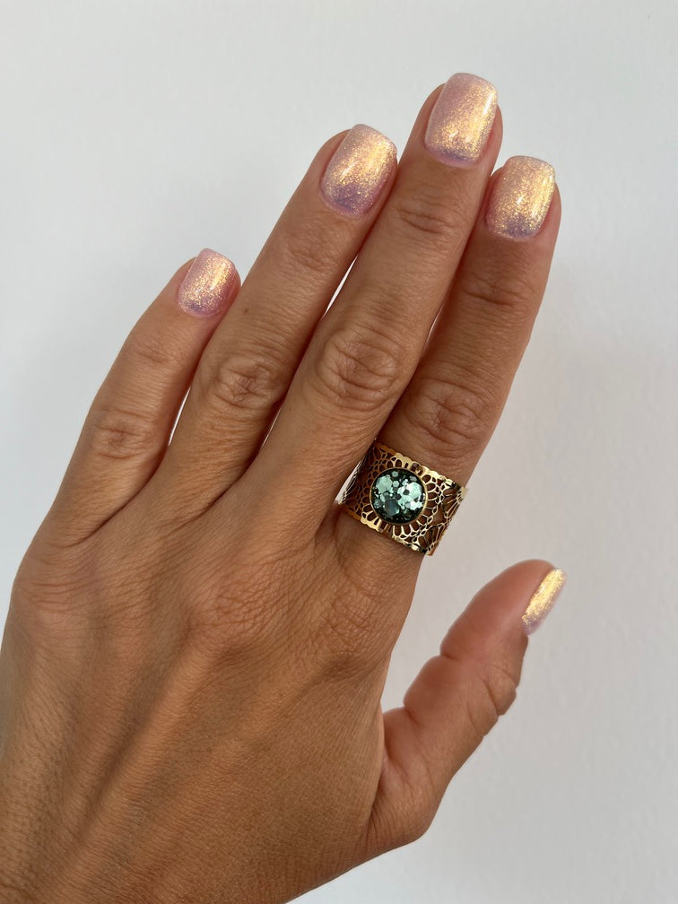 Bague dentelle