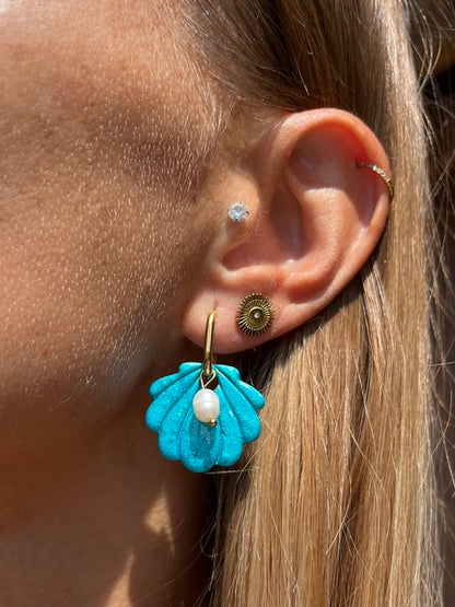 Boucles d’oreilles coquillages