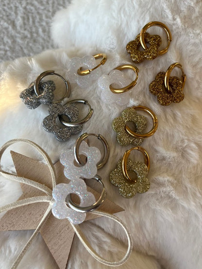 Pampilles Vinie résine pailletée "Spéciales Fêtes"