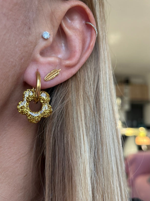 Pampilles Vinie résine pailletée "Spéciales Fêtes"