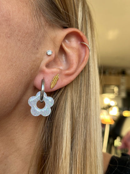 Pampilles Vinie résine pailletée "Spéciales Fêtes"