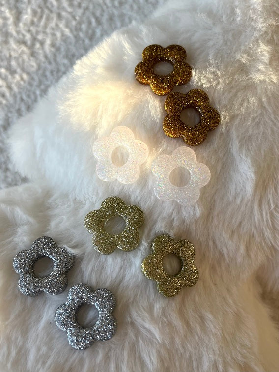 Pampilles Vinie résine pailletée "Spéciales Fêtes"