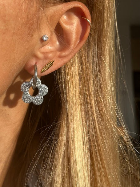 Pampilles Vinie résine pailletée "Spéciales Fêtes"