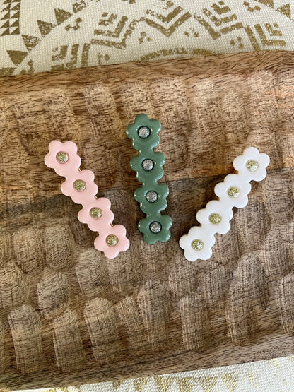 Barrettes Flora