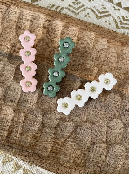 Barrettes Flora
