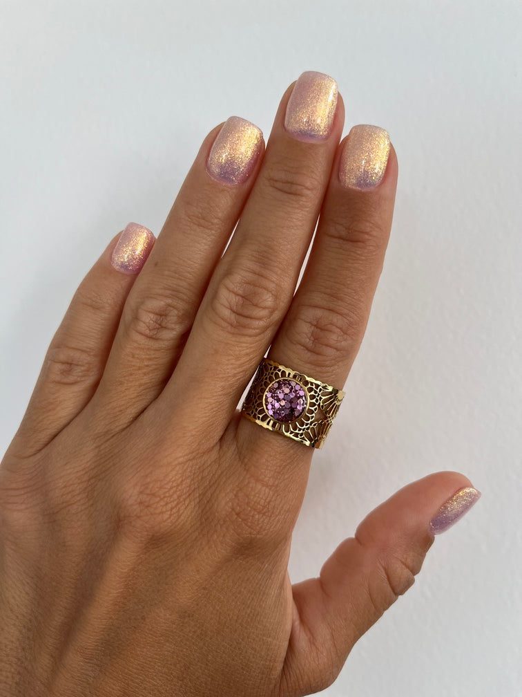 Bague dentelle