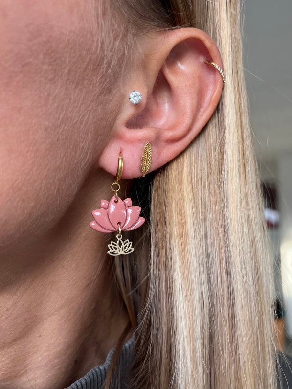 Boucles d’oreilles Lotus