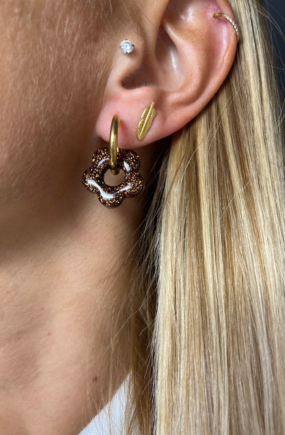 Pampilles Vinie résine pailletée