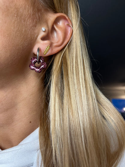 Pampilles Vinie résine pailletée