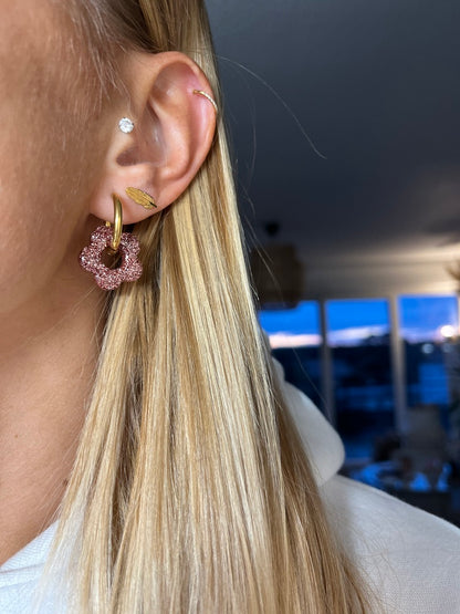 Pampilles Vinie résine pailletée